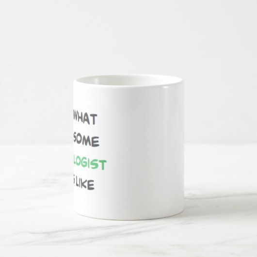 pteridoloog, geweldige koffiemok (Center)