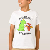 Ptero-ble Puns zijn rauwe grappige dinosaur pun T-shirt (Voorkant)
