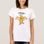 Pterobly Schattigee Grappige Dinosaurus Pterodacty T-shirt (Voorkant)