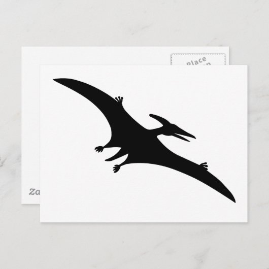 Pterodactyl Dinosaur Briefkaart (Voorkant / Achterkant)