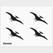 Pterodactyl Dinosaur Rechthoekige Sticker (Vel)