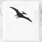 Pterodactyl Dinosaur Rechthoekige Sticker (Tas)