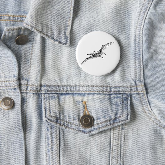 Pterodactyl Ronde Button 5,7 Cm (In situ)