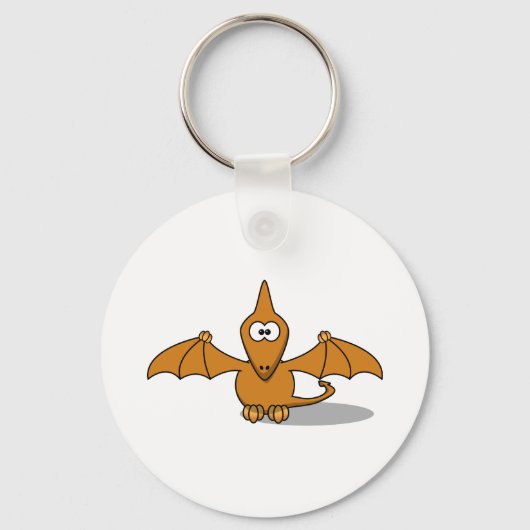 Pterodactyl Toony Art Sleutelhanger (Voorkant)