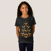 Pterodactyl Xmas Bas-wift Santa Hat Pterodactyl C T-shirt (Voorkant volledig)