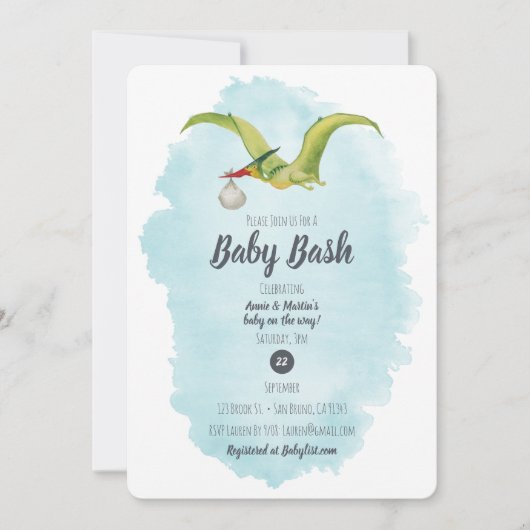 Pterodactyllevering Kaart (Voorkant)