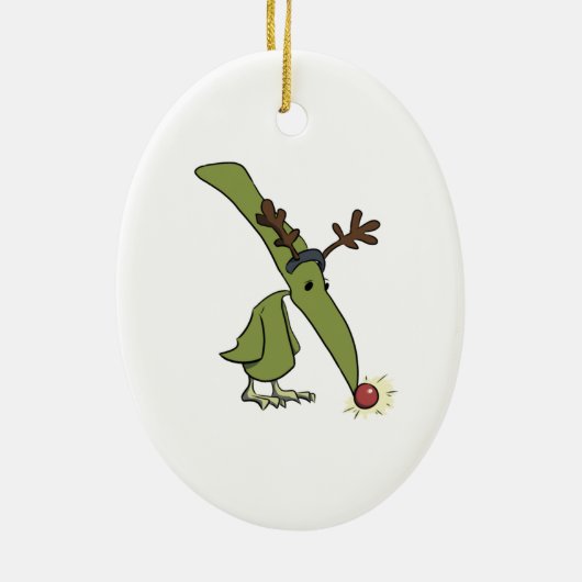 Pterodactylsierstof Keramisch Ornament (Achterkant)