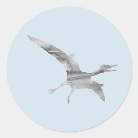 Pterodactylus Dinosaur Partij Dank u Stickers (Voorkant)