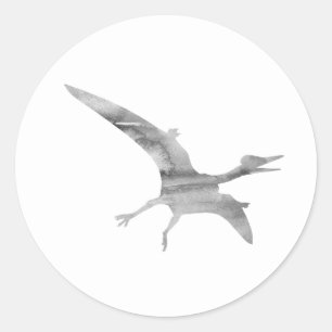 Pterodactylus Dinosaur Partij Dank u Stickers