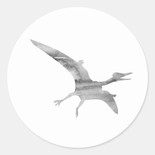 Pterodactylus Dinosaur Partij Dank u Stickers (Voorkant)