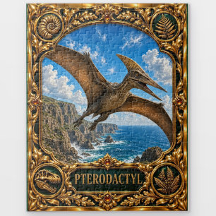 Pterodactylus, juweel erfstuk kunst legpuzzel