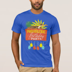 Pterodactylus Prehistorisch Verjaardagsfeestje T-shirt