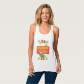 Pterodactylus Prehistorisch Verjaardagsfeestje Tanktop (Volledige Voorkant)