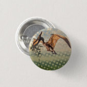 pterodactylus ronde button 3,2 cm (Voorkant /achterkant)
