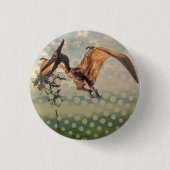 pterodactylus ronde button 3,2 cm (Voorkant)
