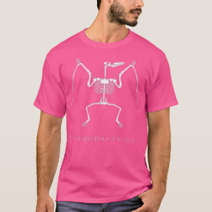 Pterodactylus Skeleton Flying Dinosaur Botten Fan T-shirt