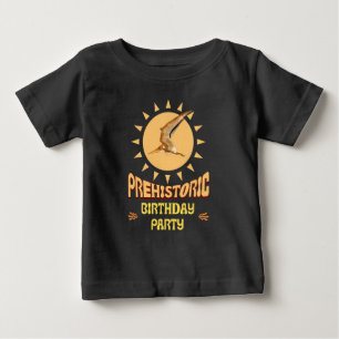 Pterodactylus verjaardagsfeest Retro Zon Dino Kuns
