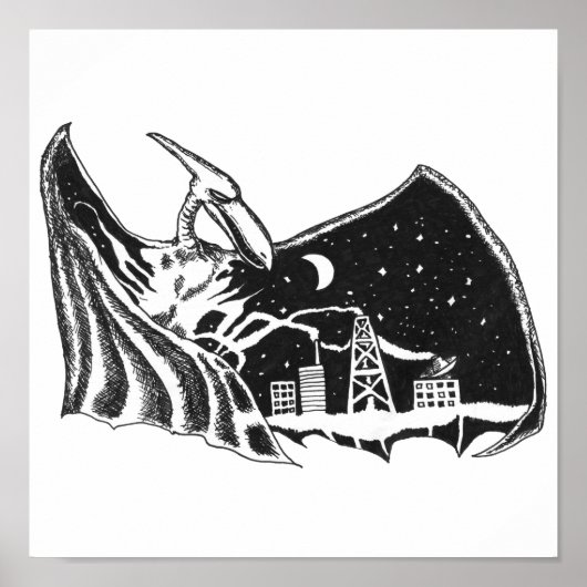 Pterodactylvers Poster (Voorkant)