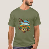 Pterosaur Patrol - Vliegende Dinosaurus Squad T-shirt (Voorkant)