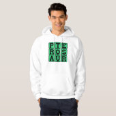 Pterosauriër, vliegende dinosaurus hoodie (Voorkant volledig)