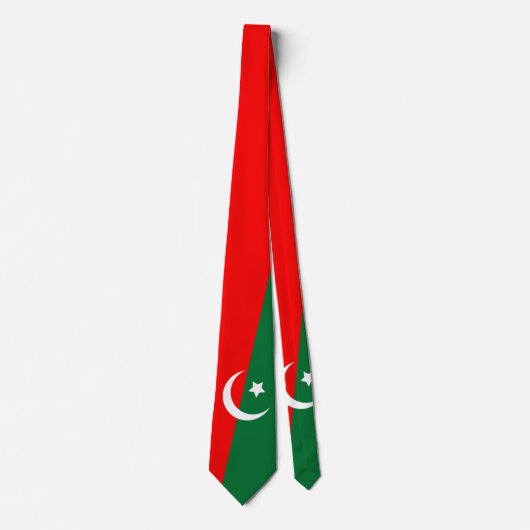 PTI Flag Mannen Necktie Stropdas (Voorkant)