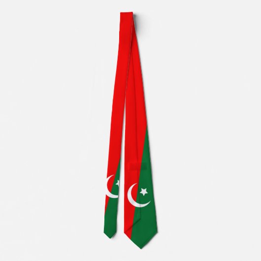 PTI Flag Mannen Necktie Stropdas (Achterkant)