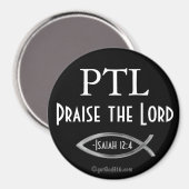 PTL loven de Heer gotGod316.com Magneet (Voorkant / Achterkant)