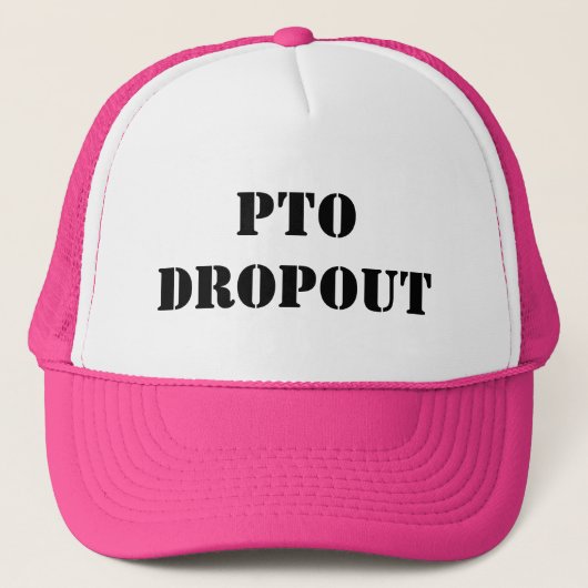 PTO Dropout Roze Pet (Voorkant)