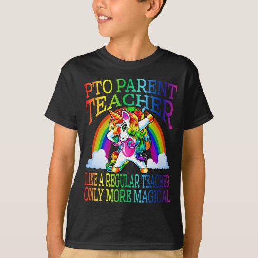 PTO-moederleraar als een gewone leraar T-shirt (Voorkant)