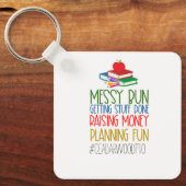 PTO/PTA Messy Bun Sleutelhanger (Voorkant)