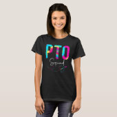 Pto Squad Tie Dye Terug naar school Man Appreci T-shirt (Voorkant volledig)