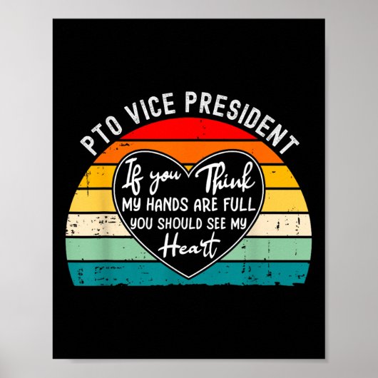 Pto Vice President Appreciation School Parent Volu Poster (Voorkant)