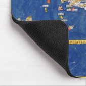 Ptolemaic Map of Italy, 1482 (gekleurde litho) Muismat (Hoek)