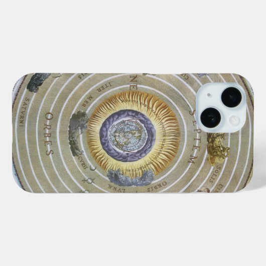  Ptolemaic Planisphere door Andreas Cellarius Case-Mate iPhone Case (Achterkant (horizontaal))