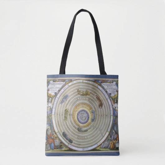 Ptolemaic Planisphere door Andreas Cellarius Tote Bag (Voorkant)