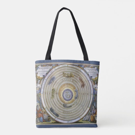 Ptolemaic Planisphere door Andreas Cellarius Tote Bag (Achterkant)