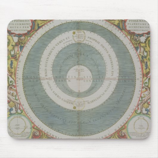 Ptolemaic System, van 'The Celestial Atlas' of Muismat (Voorkant)