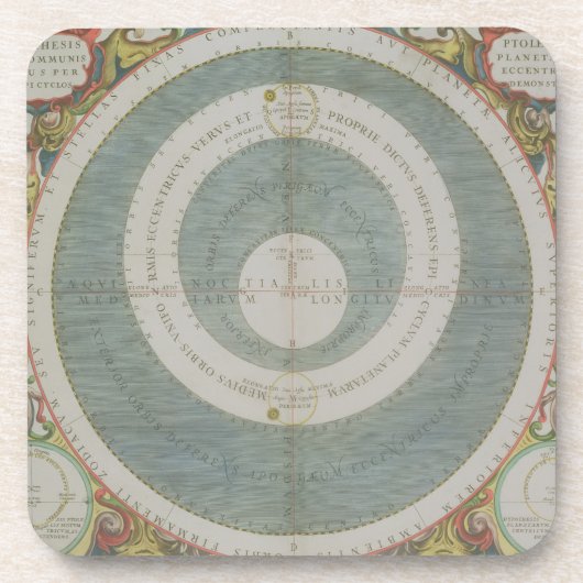 Ptolemaic System, van 'The Celestial Atlas' of Onderzetter (Voorkant)