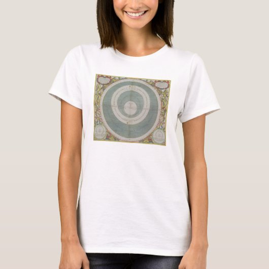 Ptolemaic System, van 'The Celestial Atlas' of T-shirt (Voorkant)