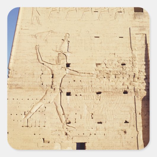 Ptolemy XII smaakte zijn vijanden Vierkante Sticker (Voorkant)