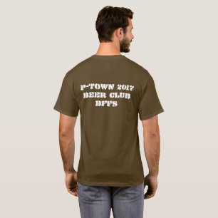 Ptown Beer Shirt met achterzijde