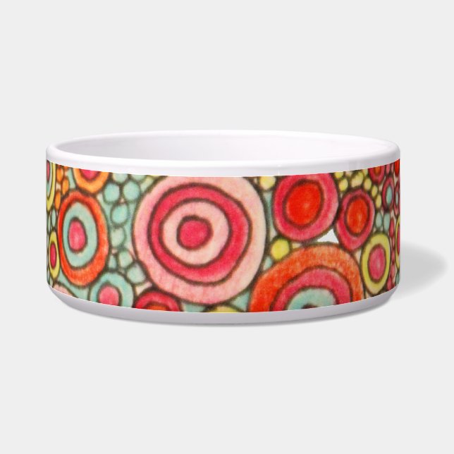 Ptown Poppy Dog Bowl Voerbakje (Rechts)