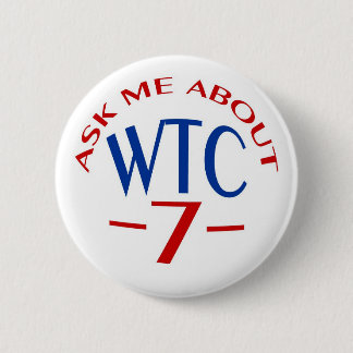 PTP's "Vraag me over WTC7"-Button - Stijl B Ronde Button 5,7 Cm