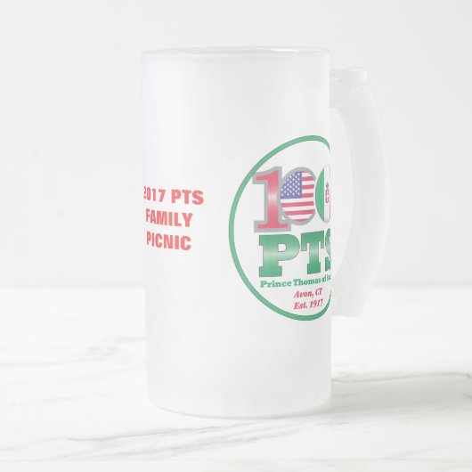 PTS 100th Jubileum Family Picnic Beer Mok (Voorkant rechts)
