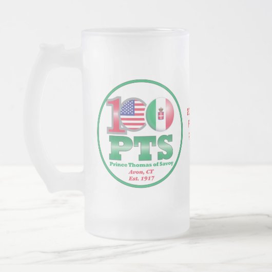 PTS 100th Jubileum Family Picnic Beer Mok (Links)