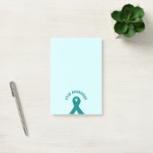 PTSD Awareness Blauwgroen Ribbon Post-it® Notes (Kantoor)