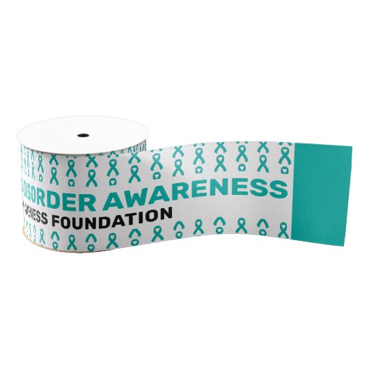 PTSD Awareness Patroon Ribbon Grosgrain Lint (Spoel)