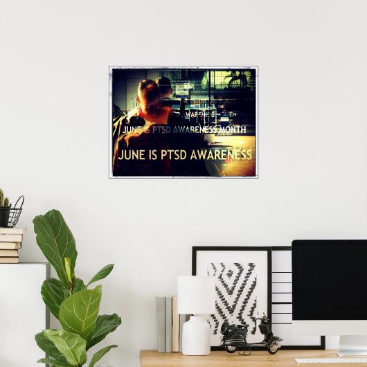 PTSD Awareness Poster (Thuiskantoor)