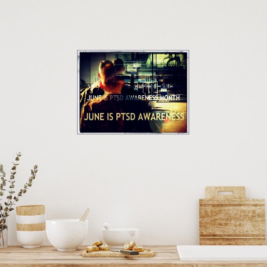 PTSD Awareness Poster (Keuken)