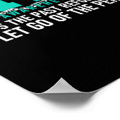 PTSD Awareness PTSD Awareness Blauwgroen Ribbon Poster (Hoek)